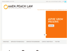 Tablet Screenshot of aaenpeach.com